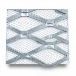 Galvanised Steel Expanded Metal Mesh  Bahri Thickness 3 mm Width 1.22 meter Length 2 meter | Bait Al Tatawor Company