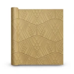Italian Wallpaper 10m x 0.73m Golden Color, Model Z90074