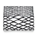 شبك حديد اسود بقلاوة بحري سماكة 3 مم عرض 1.22 متر طول 2 متر