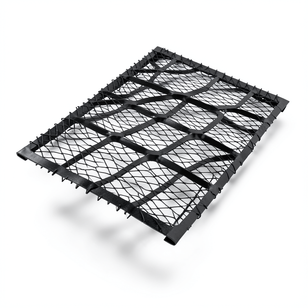 Hot Rolled Black Steel Expanded Metal Mesh Bahri 3 mm Thickness 1.22 m Width 6 m Length