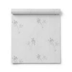 Italian Wallpaper Floral Design Pale Gray, Size 10mx0.53m, Model Z66863