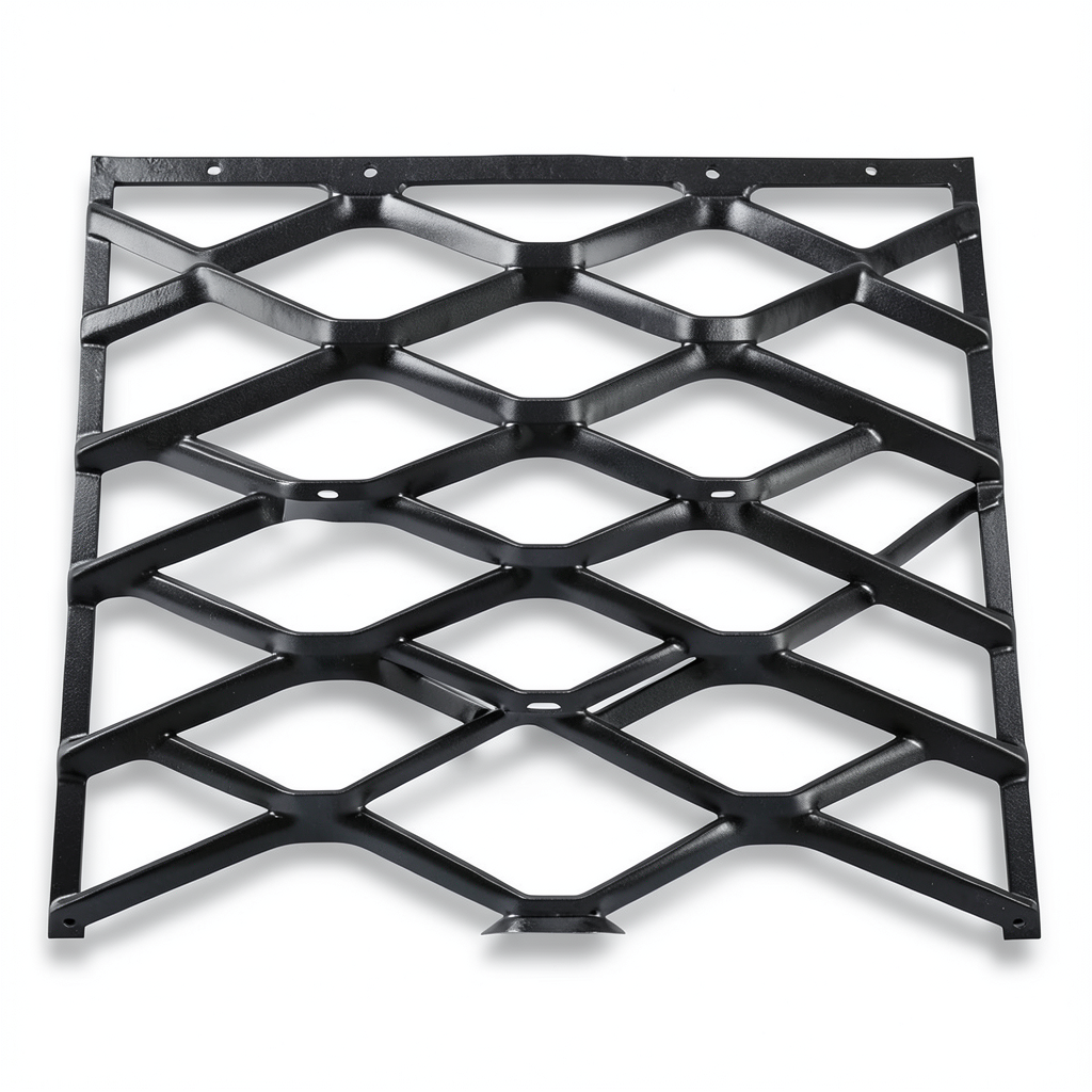 Hot Rolled Black Steel Expanded Metal Mesh Bahri 3.8 mm Thickness 1.22m Width 2m Length