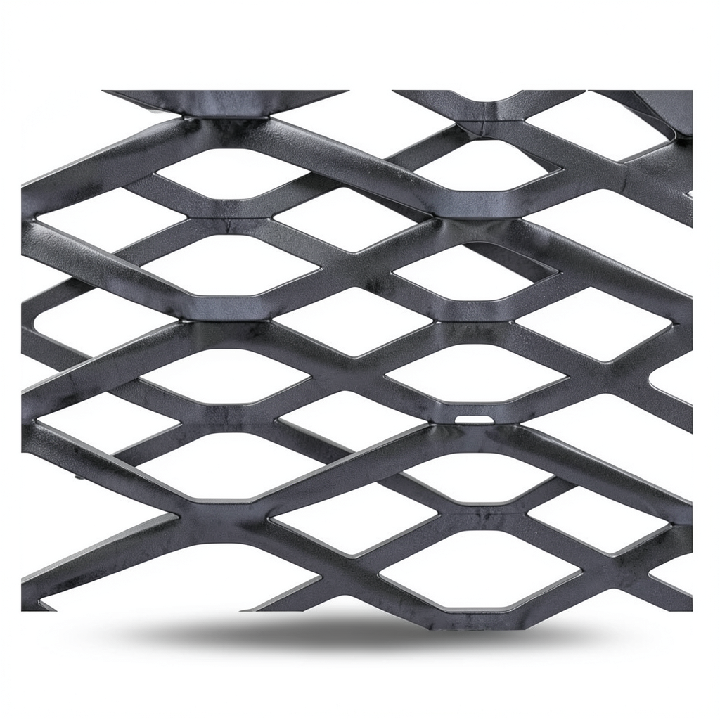 Hot Rolled Black Steel Expanded Metal Mesh Bahri 3.8 mm Thickness 1.22m Width 5m Length