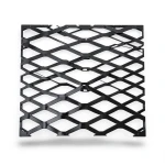 Hot Rolled Steel Expanded Metal Mesh Bahri 3 mm Thickness 1.22x1 m Black