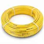أنابيب HDPE نيبروبلاست PE 80 ضغط 10 بار قطر خارجي 40 مم سمك 3 مم لون أصفر 
