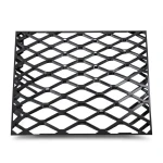 Hot Rolled Black Steel Expanded Metal Mesh Bahri 3.8 mm Thickness 1.22 m Width 7 m Length