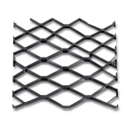 Hot Rolled Black Steel Expanded Metal Mesh Bahri 3.8 mm Thickness 1.22m Width 2m Length