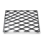 Hot Rolled Black Steel Expanded Metal Mesh Bahri Thickness 1.7 mm Width 1.22 m Length 3 m
