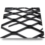 Hot Rolled Black Steel Expanded Metal Mesh Bahri 3 mm Thickness 1.22m Width 5m Length