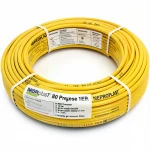 أنابيب HDPE نيبروبلاست PE 80 ضغط 10 بار قطر خارجي 63 مم سمك 4.7 مم لون أصفر 