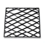 Hot Rolled Black Steel Expanded Metal Mesh Bahri 3.8 mm Thickness 1.22m Width 5m Length