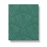 Italian Geometric Wall Covering 10m x 0.73m, Green