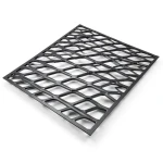 Hot Rolled Black Steel Expanded Metal Mesh Bahri Thickness 3.8 mm Width 1.22 m Length 6 m