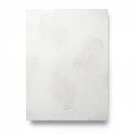 German Leaf patterned wall Covering, size 10 m x 0.53 m, light beige color, model 02579-14