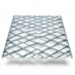 Galvanised Steel Expanded Metal Mesh  Bahri Thickness 6 mm Width 1.22 meter Length 3 meter | Bait Al Tatawor Company