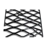 Hot Rolled Black Steel Expanded Metal Mesh Bahri Thickness 1.7 mm Width 1.22 m Length 3 m