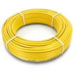 أنابيب HDPE نيبروبلاست PE 80 ضغط 10 بار قطر خارجي 110 مم سمك 8.1 مم لون أصفر 