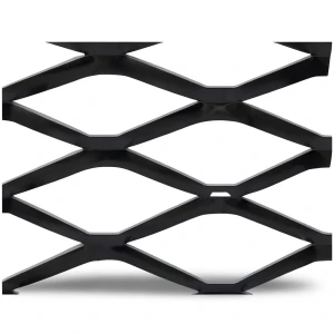 Hot Rolled Black Steel Expanded Metal Mesh Bahri 3.8 mm Thickness 1.22 m Width 7 m Length
