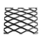 Hot Rolled Black Steel Expanded Metal Mesh Bahri Thickness 1.7 mm Width 1.22 m Length 3 m