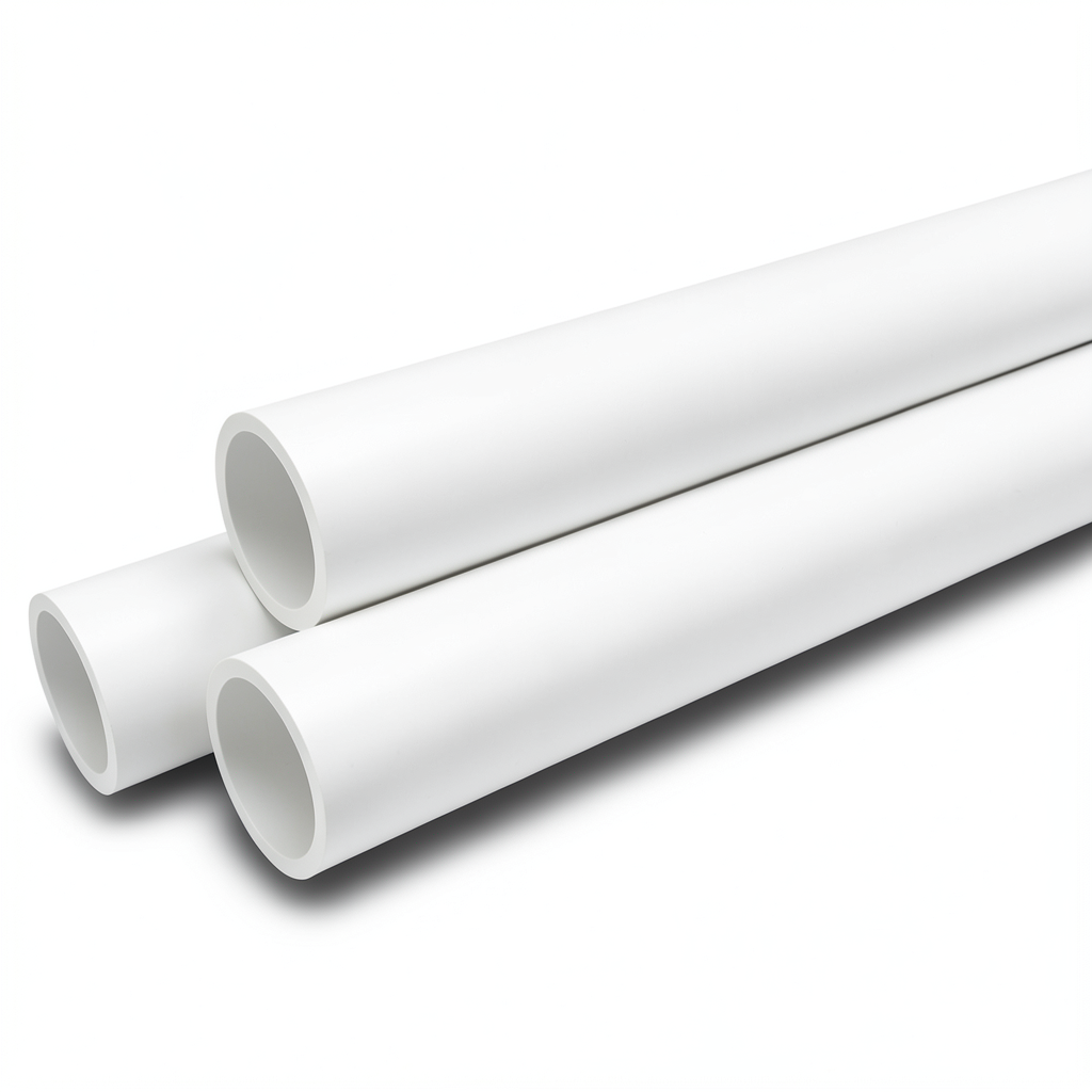 UPVC Pipes Nominal Pressure 6 Bar Outside Diameter 110 mm Thickness 3.2 mm White