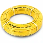 أنابيب HDPE نيبروبلاست PE 80 ضغط 10 بار قطر خارجي 75 مم سمك 5.6 مم لون أصفر 