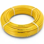 أنابيب HDPE نيبروبلاست PE 80 ضغط 10 بار قطر خارجي 125 مم سمك 9.2 مم لون أصفر 