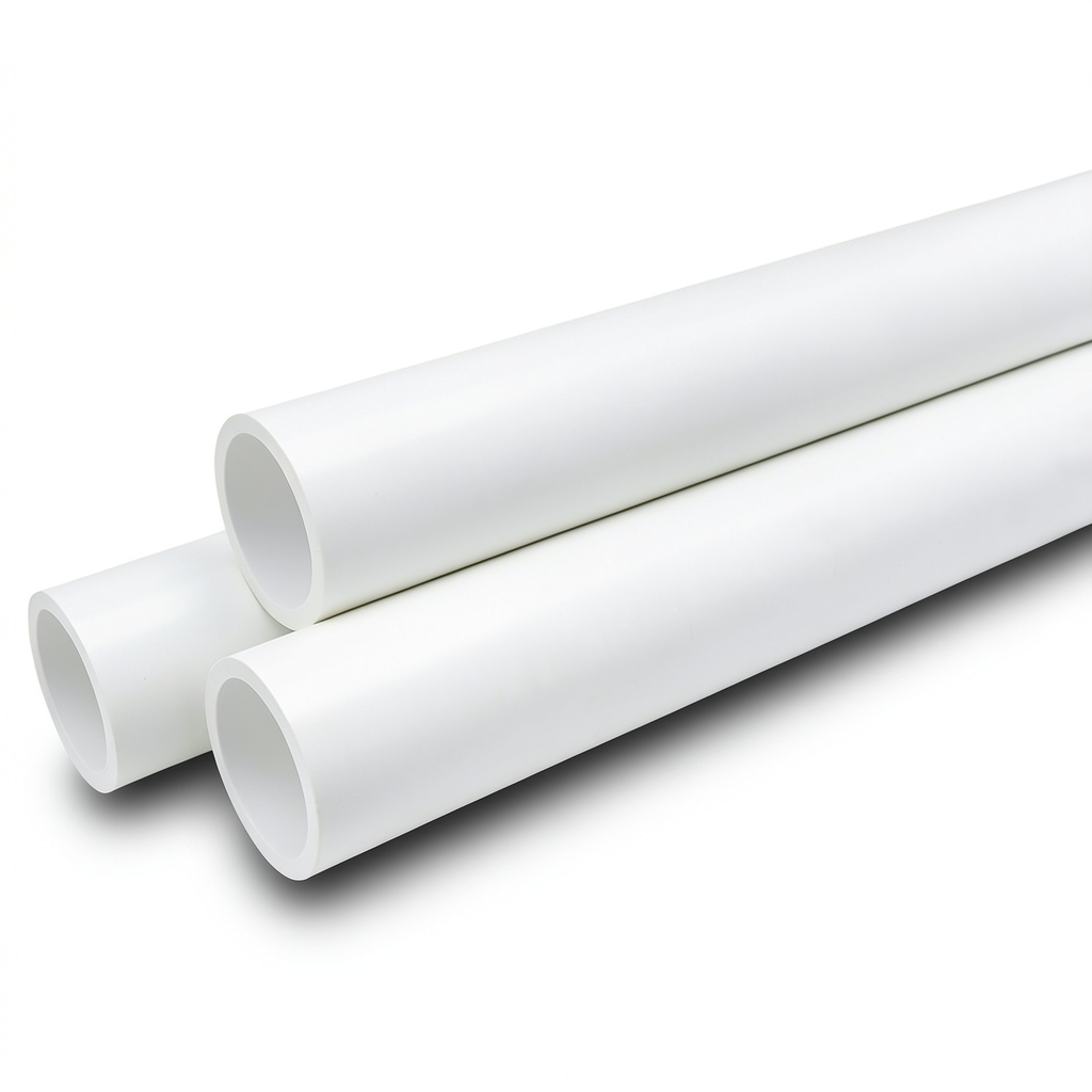 مواسير UPVC ضغط 6 بار قطر خارجي 250 مم سمك 7.3 مم لون أبيض