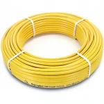 أنابيب HDPE نيبروبلاست PE 80 ضغط 10 بار قطر خارجي 25 مم سمك 1.9 مم لون أصفر 