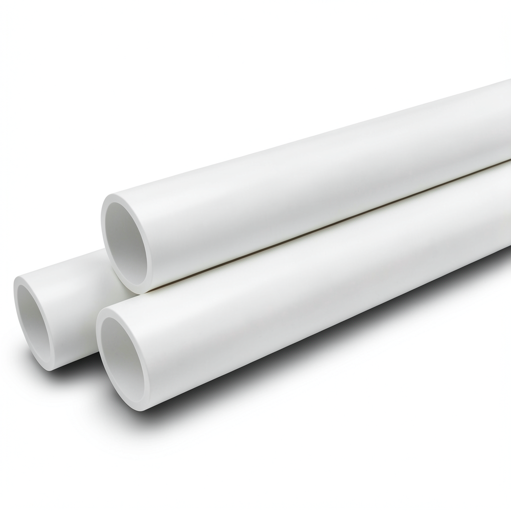مواسير UPVC ضغط 6 بار قطر خارجي 355 مم سمك 10.4 مم لون أبيض