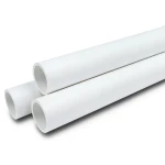 مواسير UPVC ضغط 16 بار قطر خارجي 90 مم سمك 6.7 مم لون أبيض