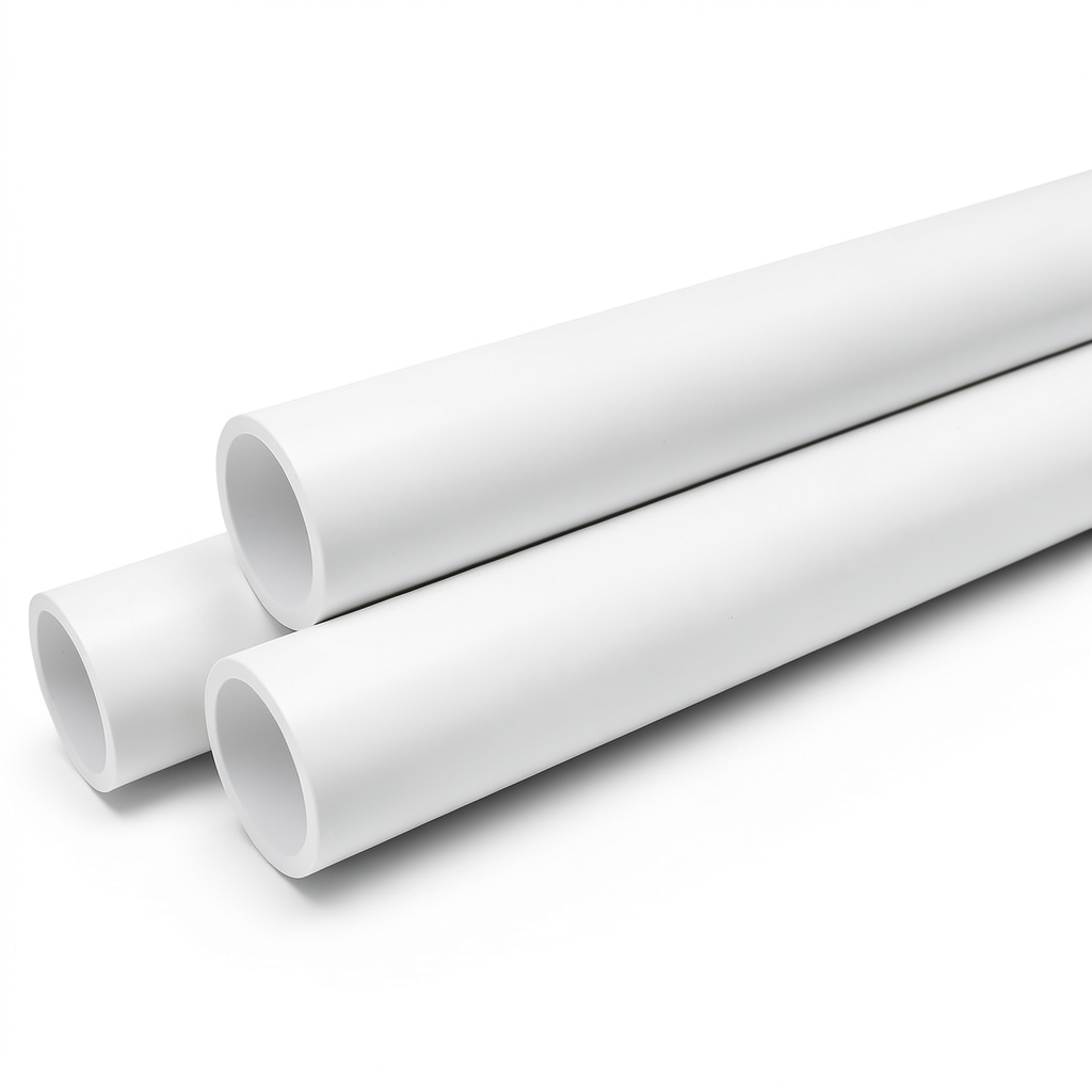 UPVC Pipes Nominal Pressure 6 Bar Outside Diameter 110 mm Thickness 3.2 mm White