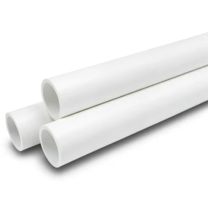مواسير UPVC ضغط 6 بار قطر خارجي 160 مم سمك 4.7 مم لون أبيض