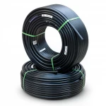 أنابيب HDPE نيبروبلاست PE 80 ضغط 10 بار قطر خارجي 25 مم سمك 1.9 مم لون اسود