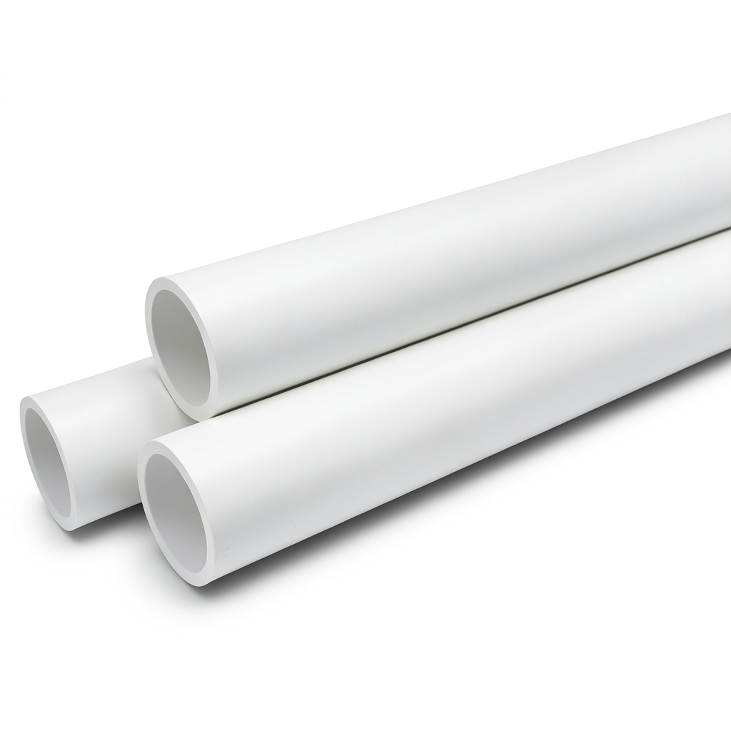 مواسير UPVC ضغط 6 بار قطر خارجي 250 مم سمك 7.3 مم لون أبيض