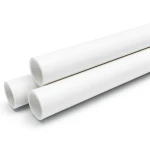 مواسير UPVC ضغط اسمي 16 بار قطر خارجي 110 مم سمك 8.2 مم لون أبيض