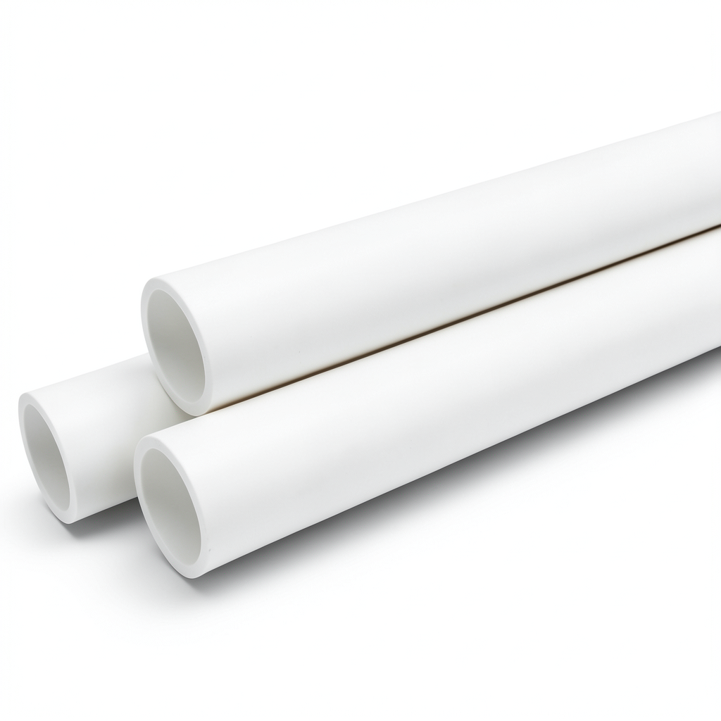 مواسير UPVC ضغط اسمي 16 بار قطر خارجي 110 مم سمك 8.2 مم لون أبيض