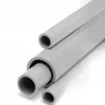 UPVC Pipes 3P Brand Schedule 80  Size 4 inch Thickness 8.56 mm  light Gray Colour