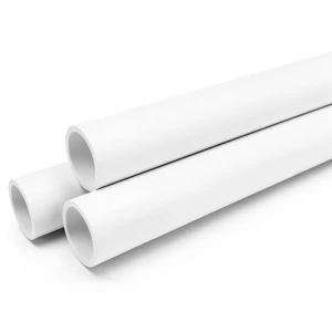 مواسير UPVC ضغط 16 بار قطر خارجي 200 مم سمك 14.9 مم لون أبيض