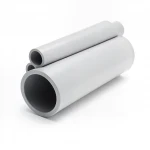 UPVC Pipes 3P Brand Schedule 80  Size 2 inch Thickness 5.54 mm  light Gray Colour