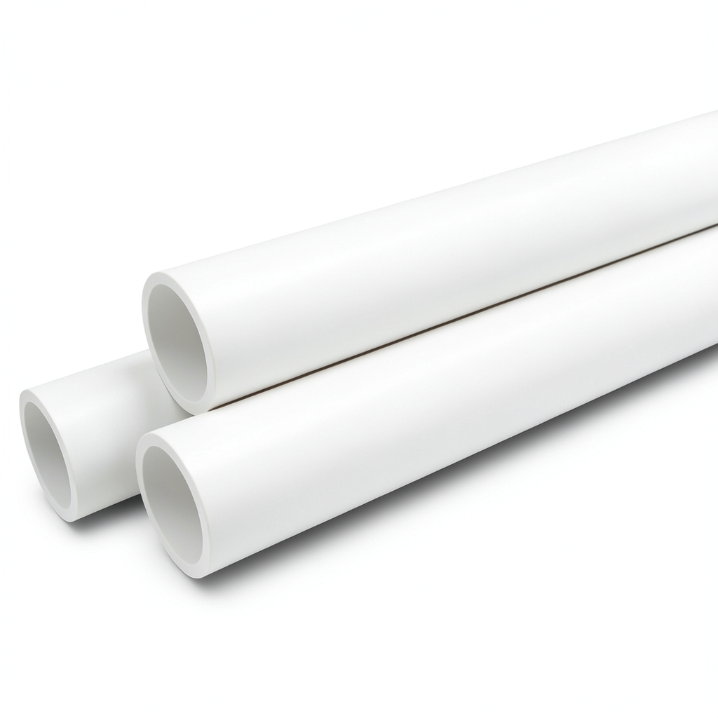 UPVC Pipes Nominal Pressure 16 Bar Outer Diameter 250 mm Thickness 18.6 mm White