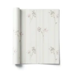 Italian Wallpaper Floral Design Light Beige, Size 10mx0.53m