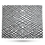 Hot Rolled Steel Expanded Metal Mesh 2.3 mm Thickness 1.22 m Width 3 m Length, Black