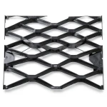 Hot Rolled Steel Expanded Metal Mesh 1.2 mm Thickness 1.22m Width 4m Length, Black