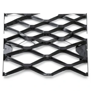Hot Rolled Steel Expanded Metal Mesh 1.2 mm Thickness 1.22m Width 4m Length, Black