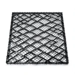 Hot Rolled Steel Expanded Metal Mesh 1.5 mm Thickness 1.22x4 m Black