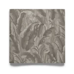 Italian Wallpaper Leaf-Patterned 10m x 1.06m, Dark Beige