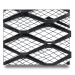 Hot Rolled Steel Expanded Metal Mesh Bahri 1.8 mm Thick 1.22x4 m Black