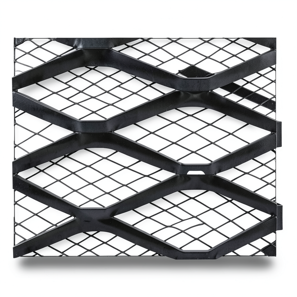 Hot Rolled Steel Expanded Metal Mesh Bahri 1.8 mm Thick 1.22x4 m Black