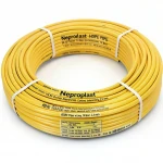 أنابيب HDPE نيبروبلاست PE 80 ضغط 10 بار قطر خارجي 32 مم سمك 2.4 مم لون أصفر 