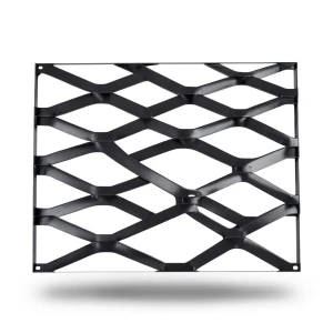 Hot Rolled Steel Expanded Metal Mesh 2 mm Thickness 1.22m Width 3m Length, Black